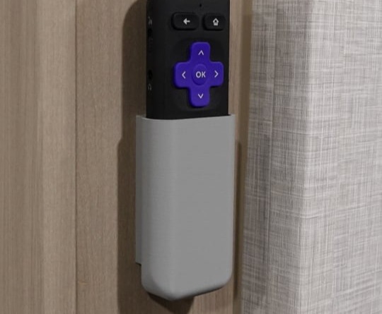 3d printed Roku remote holder